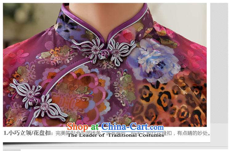 [Sau Kwun Tong] also fall 2015 a new wing) scouring pads in the medium to long term, cuff qipao high on the forklift truck retro suit XXXL picture, prices, brand platters! The elections are supplied in the national character of distribution, so action, buy now enjoy more preferential! As soon as possible.