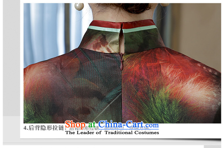 [Sau Kwun Tong] thousands of colors by 2015 Autumn new high-end Silk Cheongsam retro in long-sleeved Dress Suit M picture, prices, brand platters! The elections are supplied in the national character of distribution, so action, buy now enjoy more preferential! As soon as possible.