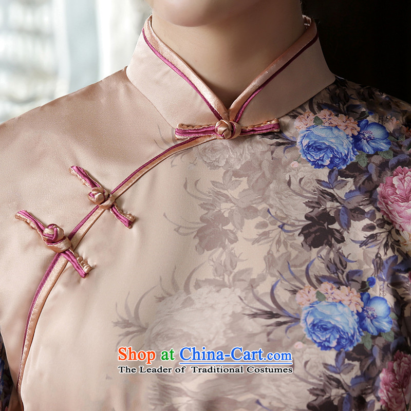 [Sau Kwun Tong] Jersey 2015 Autumn Load Selina Chow new improvements in the stylish retro qipao cheongsam dress suits long-sleeved XL, Sau Kwun Tong shopping on the Internet has been pressed.