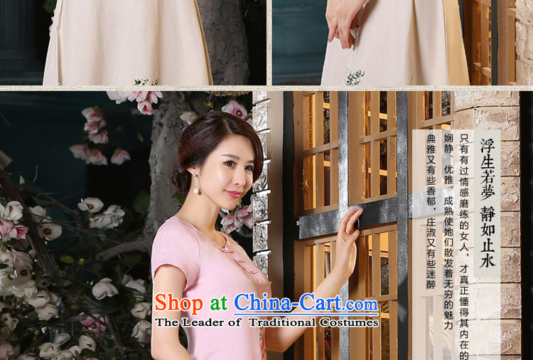 The pro-am New Clothes Summer qipao 2015 female improved stylish Chinese Tang dynasty daily cotton linen cheongsam dress shirt +P0011 skirt L picture, prices, brand platters! The elections are supplied in the national character of distribution, so action, buy now enjoy more preferential! As soon as possible.