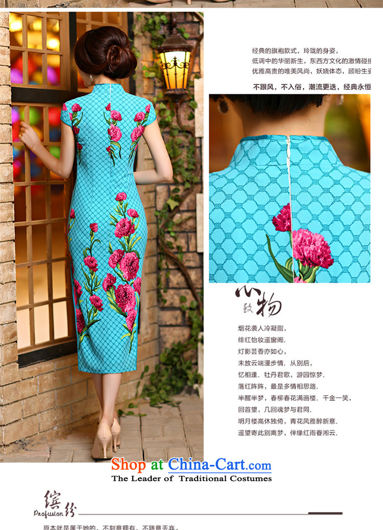 There is a new spring 2015 embroidered new cheongsam dress improved stylish 7 cuff retro long qipao QP1005 S picture, prices, brand platters! The elections are supplied in the national character of distribution, so action, buy now enjoy more preferential! As soon as possible.