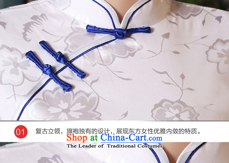 The pro-am porcelain cotton qipao new 2015 summer daily improvement in the medium to long term, Sepia cheongsam dress female picture color L photo, prices, brand platters! The elections are supplied in the national character of distribution, so action, buy now enjoy more preferential! As soon as possible.