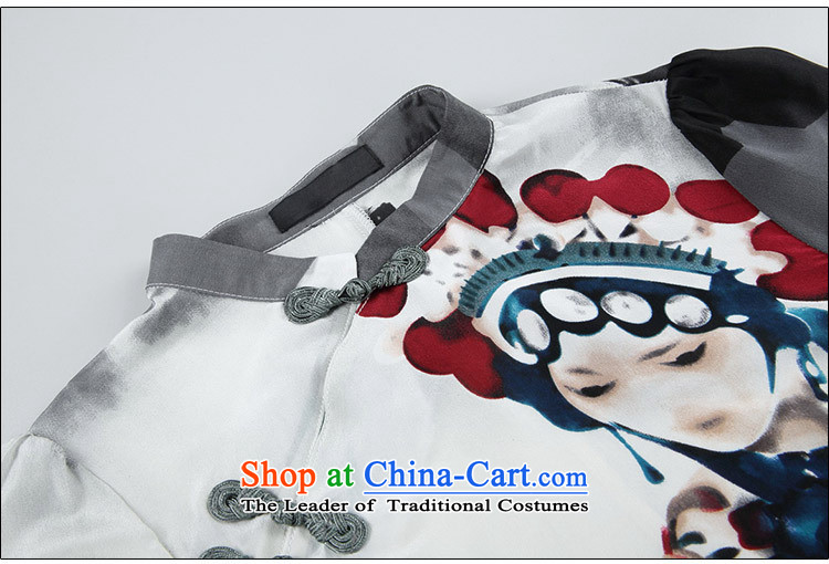 Optimize Kamanda China wind national European site qipao spend on Satan masks the figures on the Peking Opera silk paintings dress Smoke Gray spot M pictures, prices, brand platters! The elections are supplied in the national character of distribution, so action, buy now enjoy more preferential! As soon as possible.