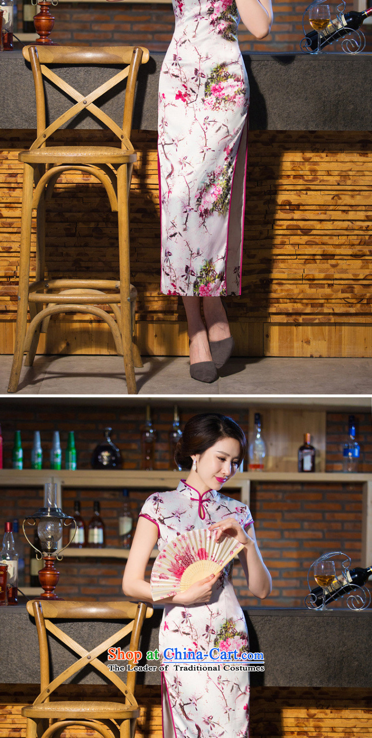 It new cheongsam dress Chinese water droplets Mock-neck Ms. retro graphics thin improved long gown incense strive daily qipao XL Photo, prices, brand platters! The elections are supplied in the national character of distribution, so action, buy now enjoy more preferential! As soon as possible.