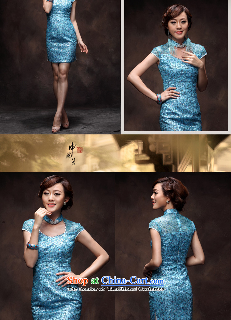 Eason Chan point bows services 2015 new bride qipao improved lady small stylish Chinese style wedding dresses evening temperament wedding dresses, short red XXL payment for about a week shipment picture, prices, brand platters! The elections are supplied in the national character of distribution, so action, buy now enjoy more preferential! As soon as possible.