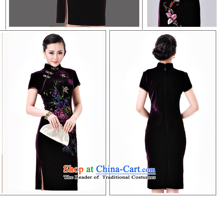 In the long-sleeved Kim qipao hand-painted silk peony flowers in older married mothers with dress Tang dynasty 8868 (Maroon short-sleeved) XL Photo, prices, brand platters! The elections are supplied in the national character of distribution, so action, buy now enjoy more preferential! As soon as possible.