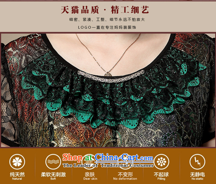The elderly in the lady dresses 40-50-year-old summer older summer load mother lace dresses green 4XL Photo, prices, brand platters! The elections are supplied in the national character of distribution, so action, buy now enjoy more preferential! As soon as possible.