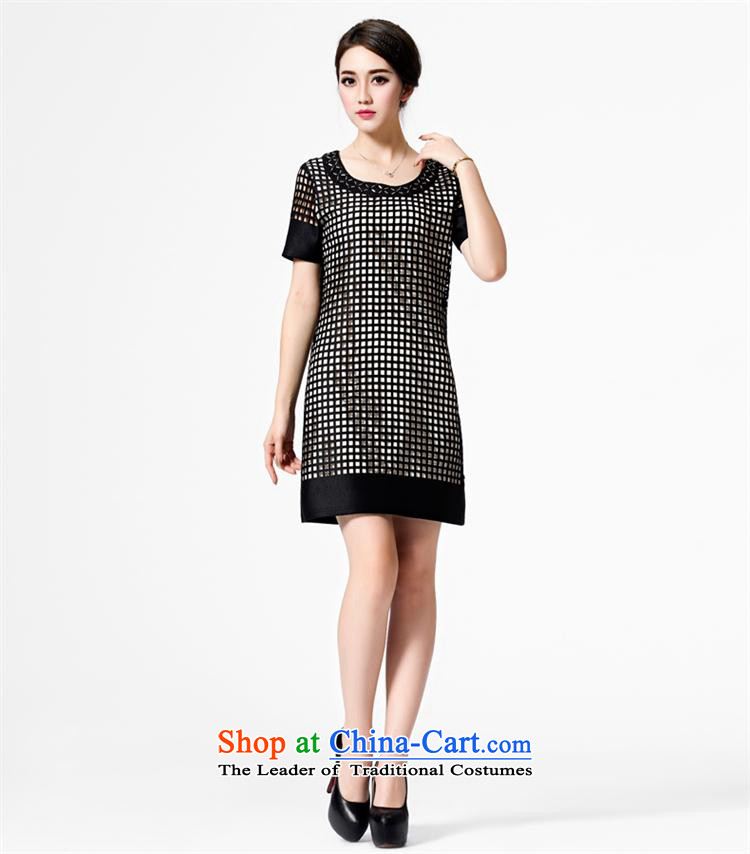Install MOM dresses engraving latticed leave two large female thick MM summer yellow XXXL larger picture, prices, brand platters! The elections are supplied in the national character of distribution, so action, buy now enjoy more preferential! As soon as possible.