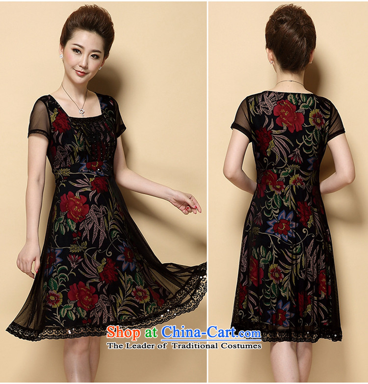 Summer 2015 new larger lace dresses middle-aged mother replacing stamp skirts temperament in volleys 3XL picture, prices, brand platters! The elections are supplied in the national character of distribution, so action, buy now enjoy more preferential! As soon as possible.