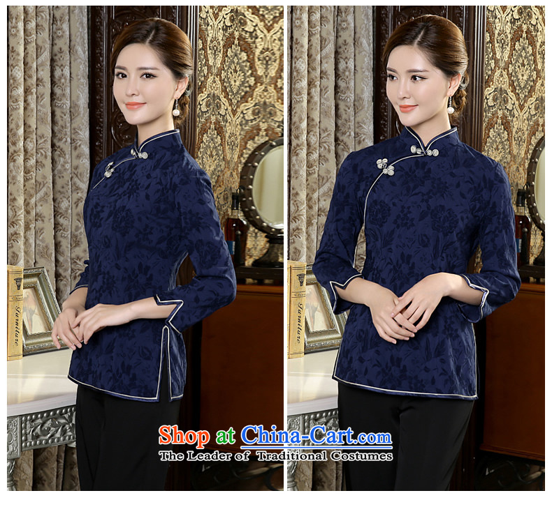[Sau Kwun Tong] Director Jacob New) Autumn 2015 Ms. Tang Dynasty Chinese qipao shirt TC5638 improved retro 3XL chestnut horses pictures, prices, brand platters! The elections are supplied in the national character of distribution, so action, buy now enjoy more preferential! As soon as possible.