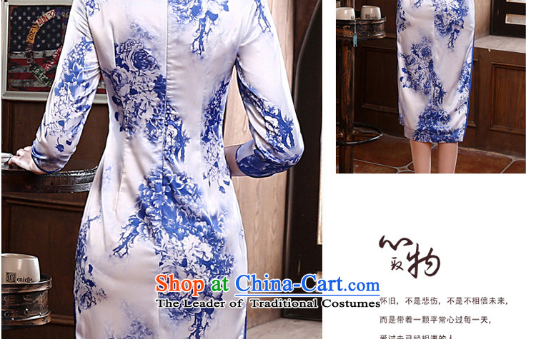 The pro-am porcelain cheongsam dress in new long summer and fall of 2015 with improved stylish Ms. everyday dress photo color M brand, prices, picture platters! The elections are supplied in the national character of distribution, so action, buy now enjoy more preferential! As soon as possible.