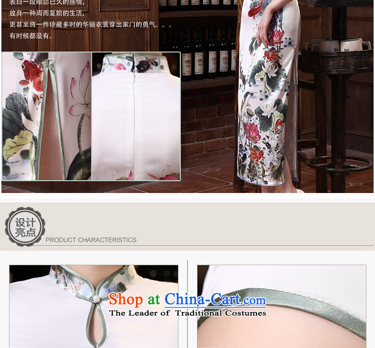 The pro-am qipao 2015 new summer daily dresses retro Sau San long cheongsam dress improved stylish Ms. long L picture, prices, brand platters! The elections are supplied in the national character of distribution, so action, buy now enjoy more preferential! As soon as possible.
