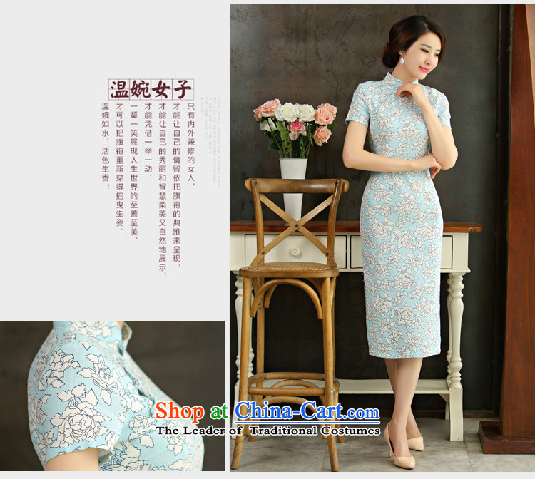Xiangxue terrace in the autumn 2015 new retro in Short Thin Graphics 