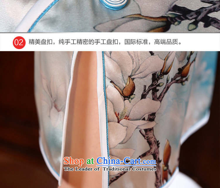 The pro-am daily new 2015 Summer upscale heavyweight silk stylish short of Sau San herbs extract cheongsam dress short) S picture, prices, brand platters! The elections are supplied in the national character of distribution, so action, buy now enjoy more preferential! As soon as possible.