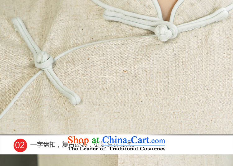The pro-am daily new improvements by 2015 cotton linen cheongsam dress stylish summer short of Ms. retro cheongsam dress in long 2XL Photo, prices, brand platters! The elections are supplied in the national character of distribution, so action, buy now enjoy more preferential! As soon as possible.