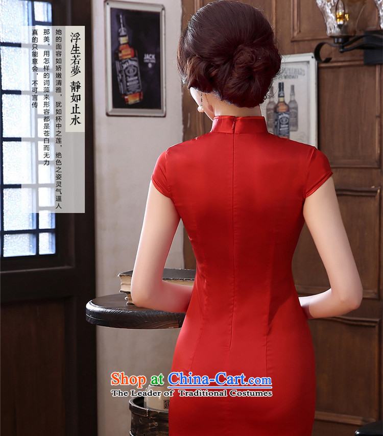 The pro-am daily new 2015 retro herbs extract spring and summer short stylish improved quality Silk Cheongsam Sau San short) L pictures, prices, brand platters! The elections are supplied in the national character of distribution, so action, buy now enjoy more preferential! As soon as possible.