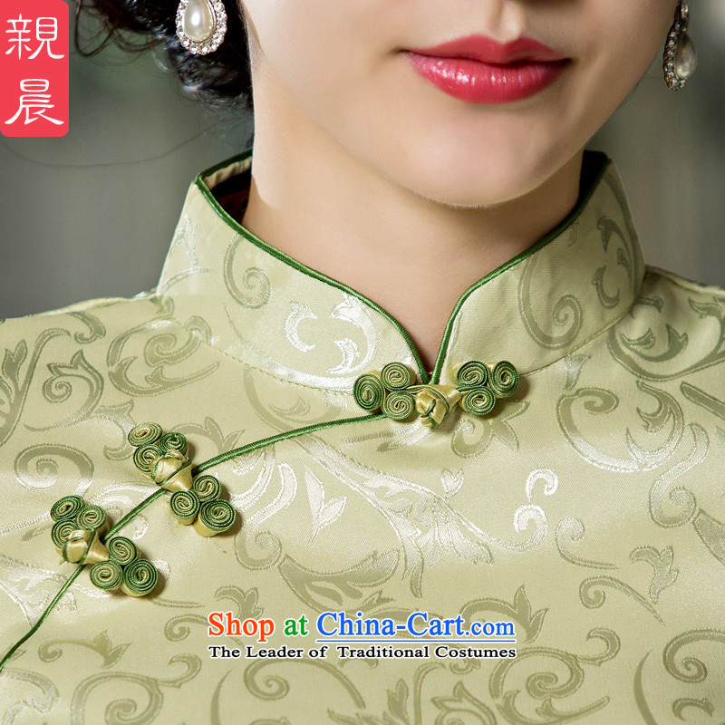 The pro-am in the summer and autumn of 2015, replacing the new daily retro improved cheongsam dress shirt, Ms. Tang blouses +P0011 skirts XL, pro-am , , , shopping on the Internet