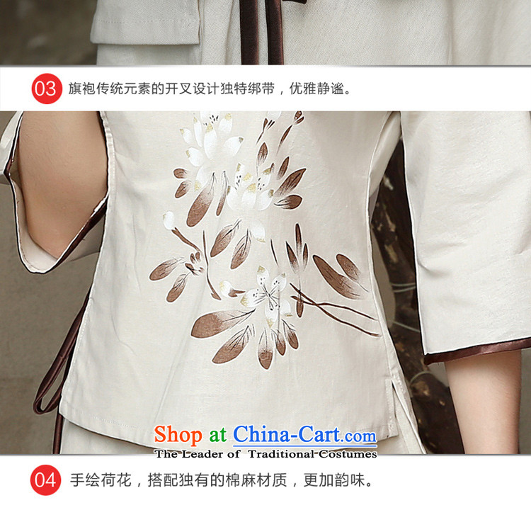 At 2015 new pro-summer and fall inside the reconstructed daily improvement in cotton linen flax long Tang dynasty qipao shirt shirt 2XL Photo, prices, brand platters! The elections are supplied in the national character of distribution, so action, buy now enjoy more preferential! As soon as possible.