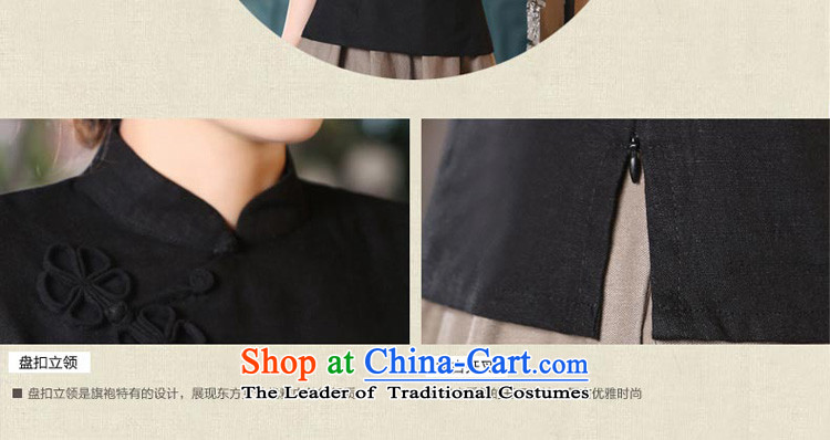 At 2015 new pro-summer daily improved short-sleeved cotton linen dresses Chinese qipao shirt shirts female retro -seven days of pictures, prices, brand platters! The elections are supplied in the national character of distribution, so action, buy now enjoy more preferential! As soon as possible.