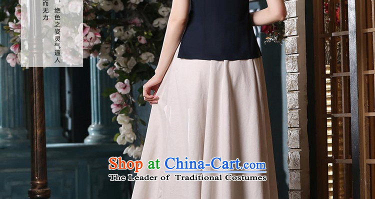 At 2015 new pro-Tang dynasty women of ethnic shirts summer short-sleeved cotton linen dresses antique dresses Han-improved T-shirt , prices, picture S brand platters! The elections are supplied in the national character of distribution, so action, buy now enjoy more preferential! As soon as possible.