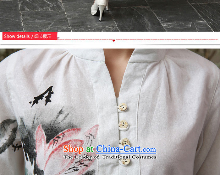 【 pro-am- 2015 new summer daily retro shirt improved national short of modern linen clothes shirt 2XL Photo cheongsam, prices, brand platters! The elections are supplied in the national character of distribution, so action, buy now enjoy more preferential! As soon as possible.