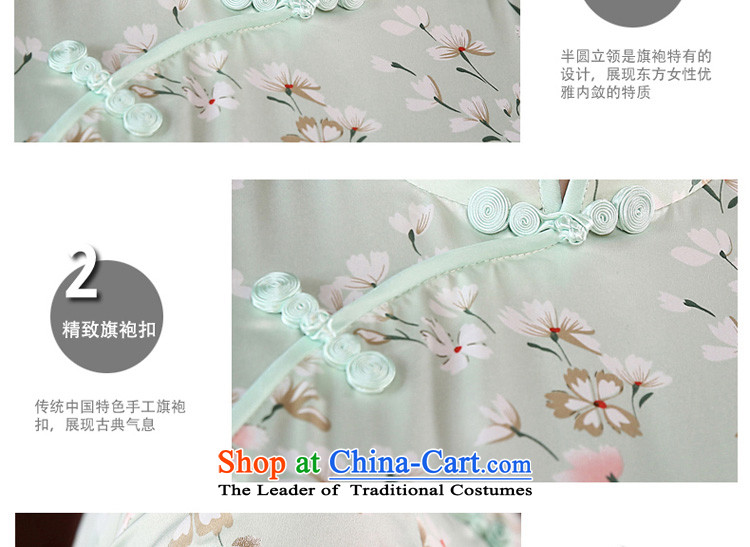 The pro-am daily new 2015 spring/summer load retro Sau San short stylish improved girls short-sleeved cheongsam dress short, 2XL Photo, prices, brand platters! The elections are supplied in the national character of distribution, so action, buy now enjoy more preferential! As soon as possible.