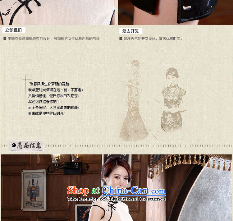 The pro-am 2015 spring day-to-day short of Sau San improvements retro style short-sleeved girls cotton linen cheongsam dress short, 2XL Photo, prices, brand platters! The elections are supplied in the national character of distribution, so action, buy now enjoy more preferential! As soon as possible.
