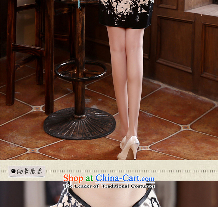 The pro-am 2015 spring day-to-day short of Sau San improvements retro style short-sleeved girls cotton linen cheongsam dress short, 2XL Photo, prices, brand platters! The elections are supplied in the national character of distribution, so action, buy now enjoy more preferential! As soon as possible.