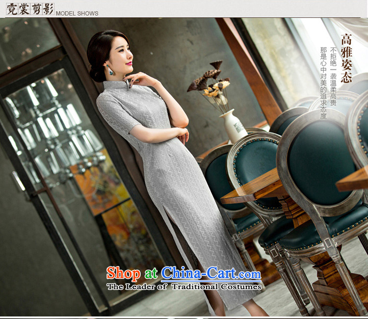 The cross-sa population in Arabic Gray-to-day long qipao improved lace retro cheongsam dress the new summer cheongsam dress temperament dresses QD 247 Light Gray L picture, prices, brand platters! The elections are supplied in the national character of distribution, so action, buy now enjoy more preferential! As soon as possible.