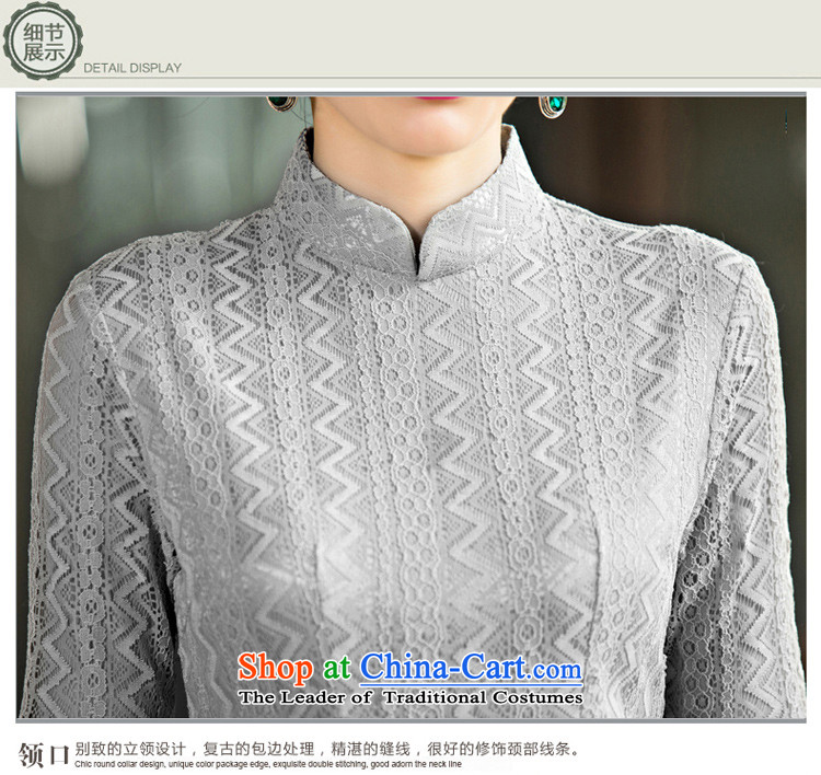 The cross-sa population in Arabic Gray-to-day long qipao improved lace retro cheongsam dress the new summer cheongsam dress temperament dresses QD 247 Light Gray L picture, prices, brand platters! The elections are supplied in the national character of distribution, so action, buy now enjoy more preferential! As soon as possible.