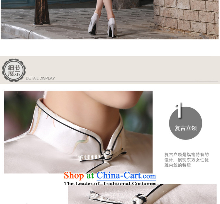 At 2015 new pro-summer daily improvements qipao stylish silk short, Retro Ms. herbs extract dresses short M picture, prices, brand platters! The elections are supplied in the national character of distribution, so action, buy now enjoy more preferential! As soon as possible.