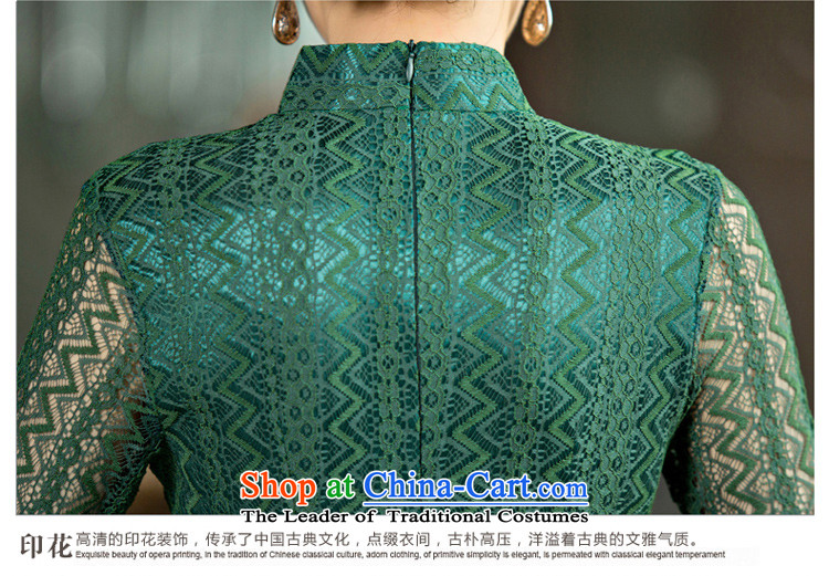 The cross-sa population in Arabic Green 2015 improved retro cheongsam dress lace cheongsam dress autumn load long cheongsam dress elegant QD 249 Army green L picture, prices, brand platters! The elections are supplied in the national character of distribution, so action, buy now enjoy more preferential! As soon as possible.