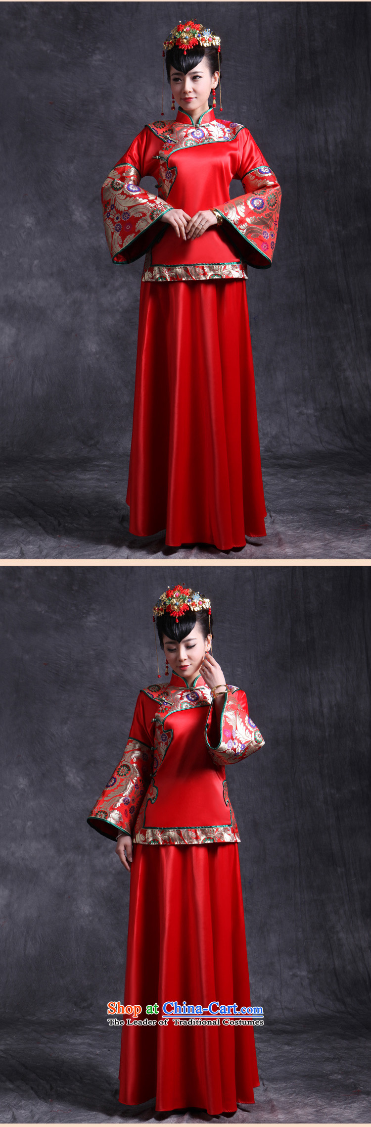 Sau Wo Saga Soo Wo Service retro Chinese Wedding dress-hi-bride dress Tang Dynasty Show kimono gown clothes set of marriage bows + model with head-dress XS, pictures, prices, brand platters! The elections are supplied in the national character of distribution, so action, buy now enjoy more preferential! As soon as possible.