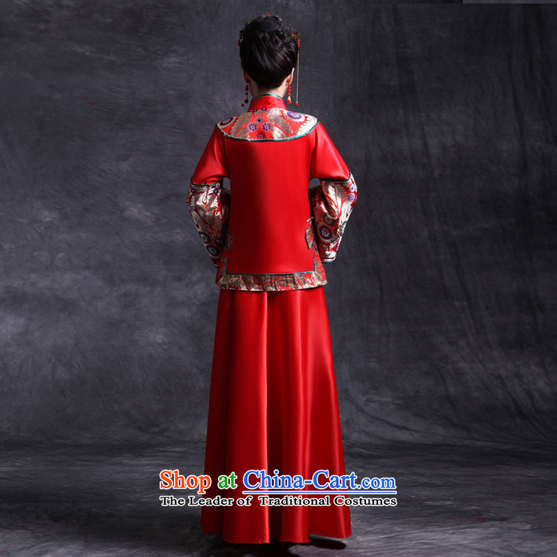 Sau Wo Saga Soo Wo Service retro Chinese Wedding dress-hi-bride dress Tang Dynasty Show kimono gown clothes set of marriage bows + model with head ornaments , Sau Wo XS family shopping on the Internet has been pressed.