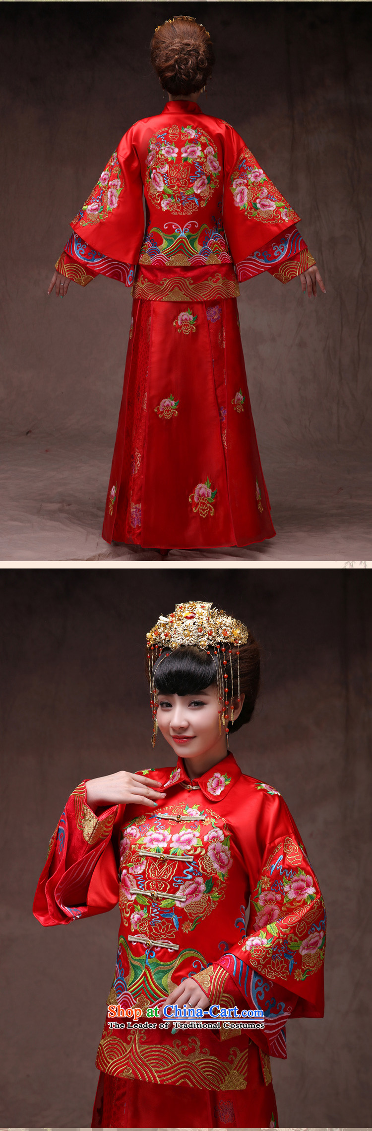 Sau Wo Saga Soo Wo Service retro-soo Wo Service brides Chinese wedding dress uniform red dragon qipao bows should start with the spring and summer wedding dress clothes, a model with + Head Ornaments , pictures, price XS, brand platters! The elections are supplied in the national character of distribution, so action, buy now enjoy more preferential! As soon as possible.