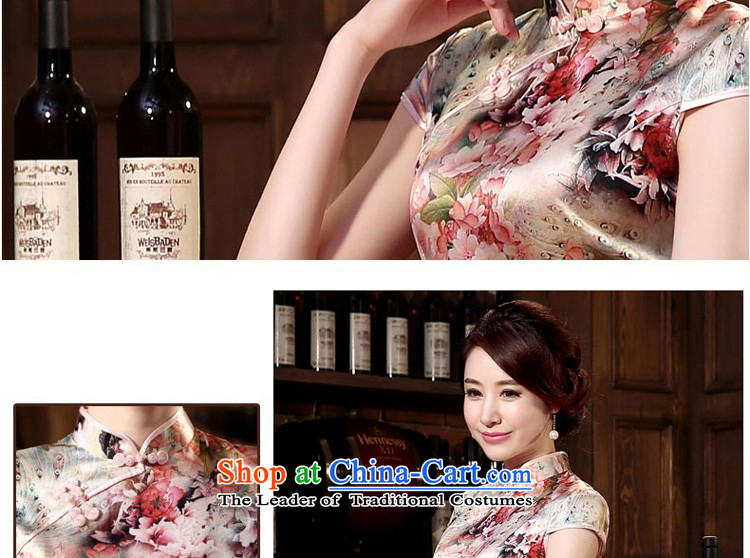 At 2015 new parent cheongsam dress summer retro herbs extract routine silk female improvement and the relatively short time of 2XL Photo, prices, brand platters! The elections are supplied in the national character of distribution, so action, buy now enjoy more preferential! As soon as possible.