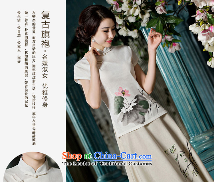 The pro-am qipao shirt new improved stylish 2015 female summer Tang Dynasty Chinese antique dresses shirts daily +P0011 skirts XL Photo, prices, brand platters! The elections are supplied in the national character of distribution, so action, buy now enjoy more preferential! As soon as possible.