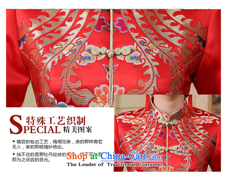 The bride bows Services Mr Ronald II Kit 2015 new wedding dress cheongsam long Dragon Chinese use improved retro qipao Q007 RED L picture, prices, brand platters! The elections are supplied in the national character of distribution, so action, buy now enjoy more preferential! As soon as possible.