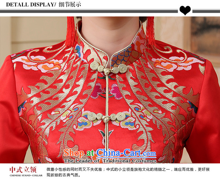 The bride bows Services Mr Ronald II Kit 2015 new wedding dress cheongsam long Dragon Chinese use improved retro qipao Q007 RED L picture, prices, brand platters! The elections are supplied in the national character of distribution, so action, buy now enjoy more preferential! As soon as possible.