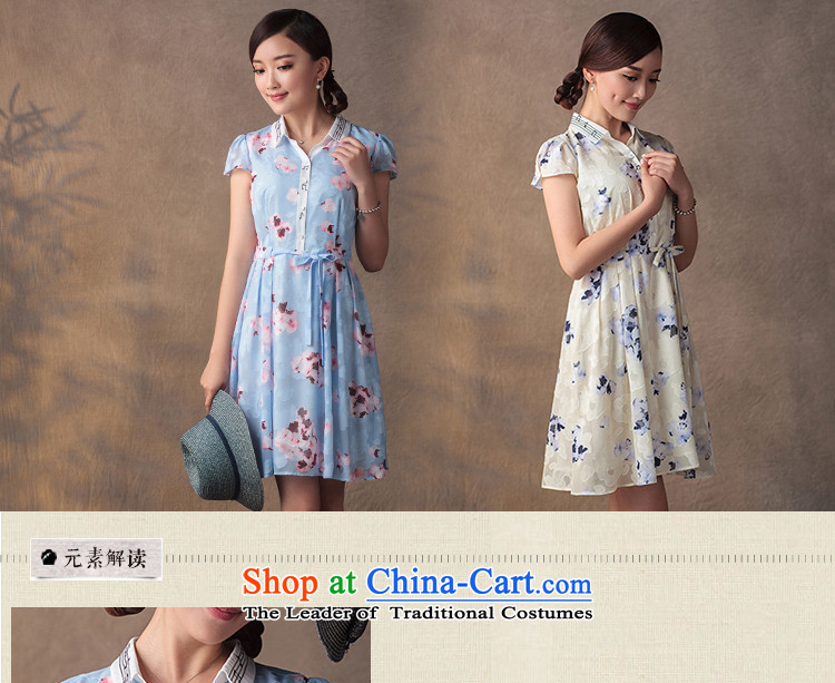 A Pinwheel Without Wind Yin levy qipao Yat skirt Summer 2015 new improved Sau San retro chiffon stamp ethnic dresses Duck Decoys Wong XL Photo, prices, brand platters! The elections are supplied in the national character of distribution, so action, buy now enjoy more preferential! As soon as possible.