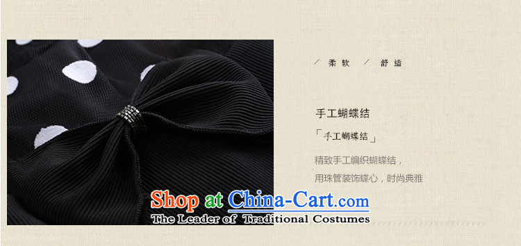 A Pinwheel Without Wind small butterfly qipao Yat skirt 2015 Summer improved stylish ethnic gauze wave point Sau San dresses black S picture, prices, brand platters! The elections are supplied in the national character of distribution, so action, buy now enjoy more preferential! As soon as possible.