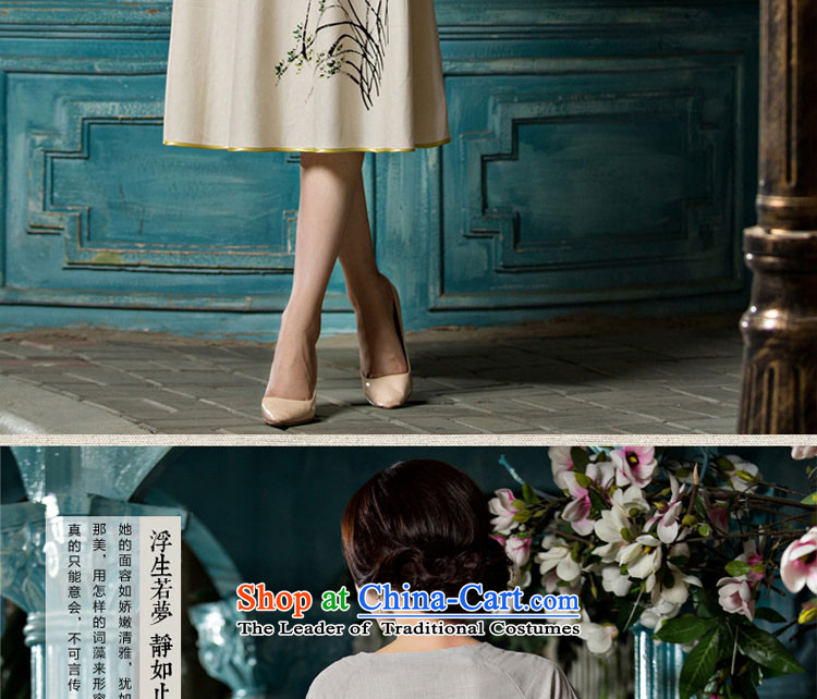 The pro-am daily new 2015 CHINESE CHEONGSAM shirt girls retro summer improved stylish cotton linen cheongsam dress shirt +P0011 skirt S picture, prices, brand platters! The elections are supplied in the national character of distribution, so action, buy now enjoy more preferential! As soon as possible.