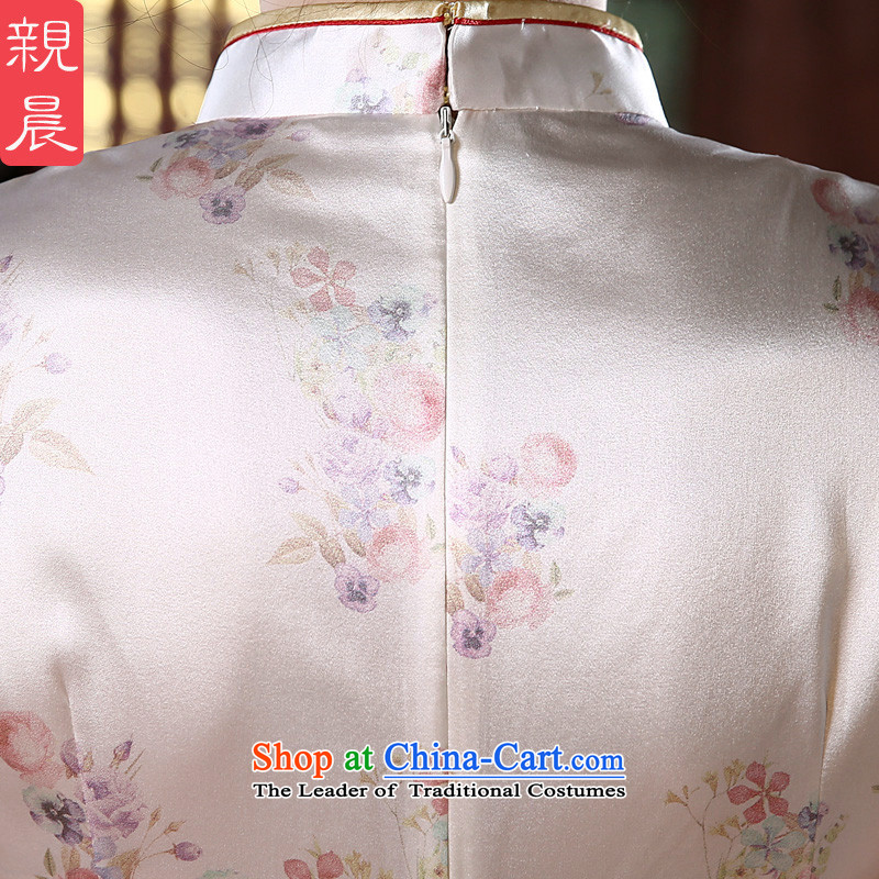 The pro-am daily new 2015 Summer herbs extract stylish improved short of silk upscale retro qipao short of Sau San female M, PRO-AM , , , shopping on the Internet