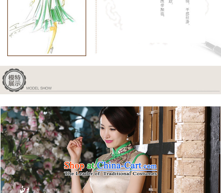 The pro-am daily new 2015 Sau San silk herbs extract retro sleeveless short, improved stylish cheongsam dress short, 2XL Photo, prices, brand platters! The elections are supplied in the national character of distribution, so action, buy now enjoy more preferential! As soon as possible.
