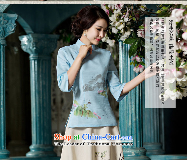 The pro-am cotton linen clothes 2015 new qipao improved couture summer and fall of Tang Dynasty Chinese daily with the skirt A0076-A+P0011 skirt L picture, prices, brand platters! The elections are supplied in the national character of distribution, so action, buy now enjoy more preferential! As soon as possible.