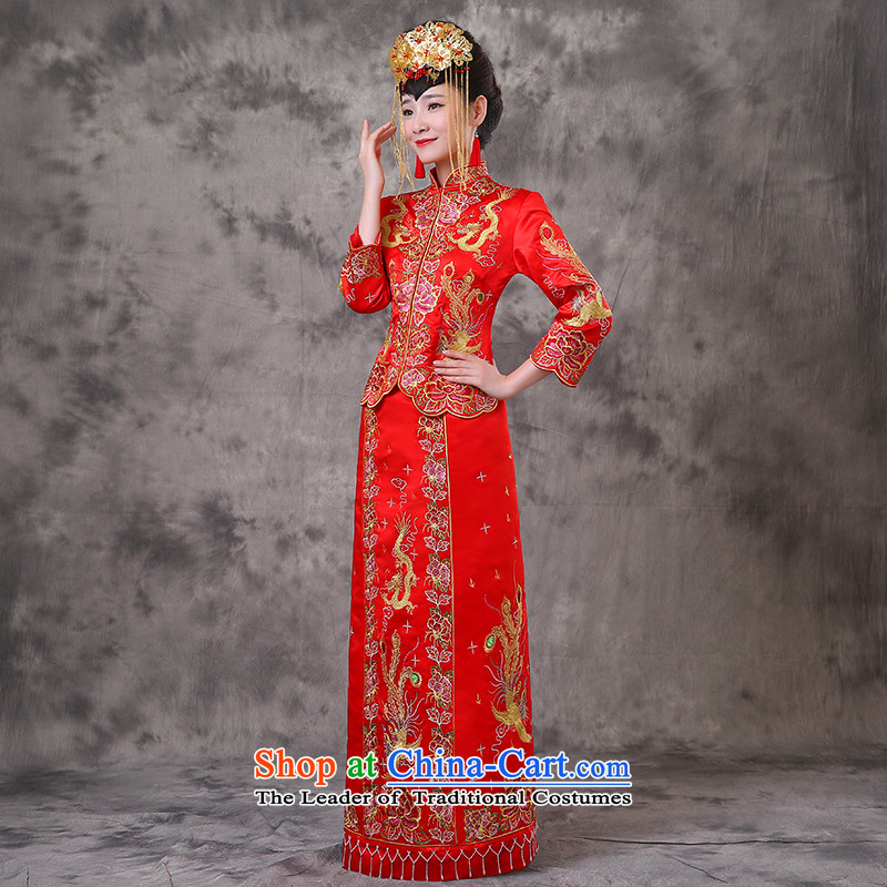 The Royal Advisory Groups to show friendly costume marriages qipao bows services use hi-long dragon of Chinese Dress retro wedding dress wedding Bong-Koon-hsia previous Popes are placed a + model clothes Head Ornaments M of brassieres 87, Royal Land advis