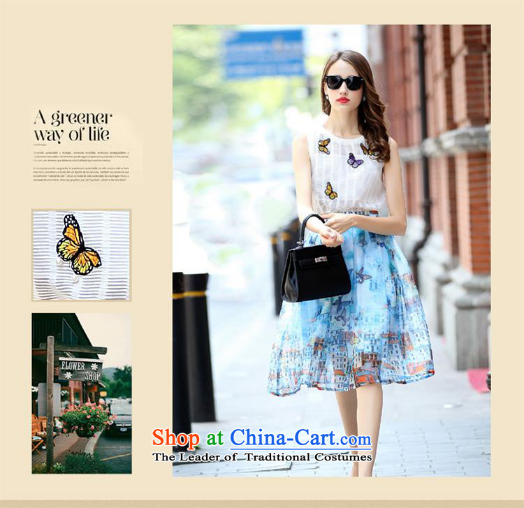 Orange Tysan * Western New butterfly stereo engraving shirt + decorated like Susy Nagle in long skirt two kits dress suit S picture, prices, brand platters! The elections are supplied in the national character of distribution, so action, buy now enjoy more preferential! As soon as possible.