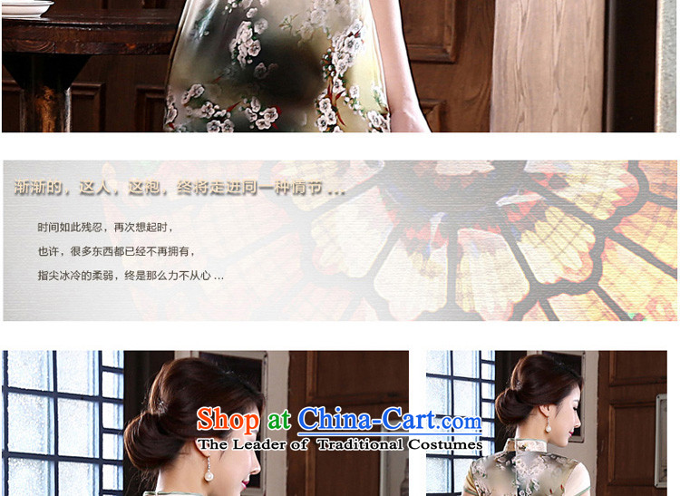 The pro-am Silk Cheongsam new spring and summer 2015 Daily Stylish retro upscale heavy improved sauna Silk Dresses Short M picture, prices, brand platters! The elections are supplied in the national character of distribution, so action, buy now enjoy more preferential! As soon as possible.