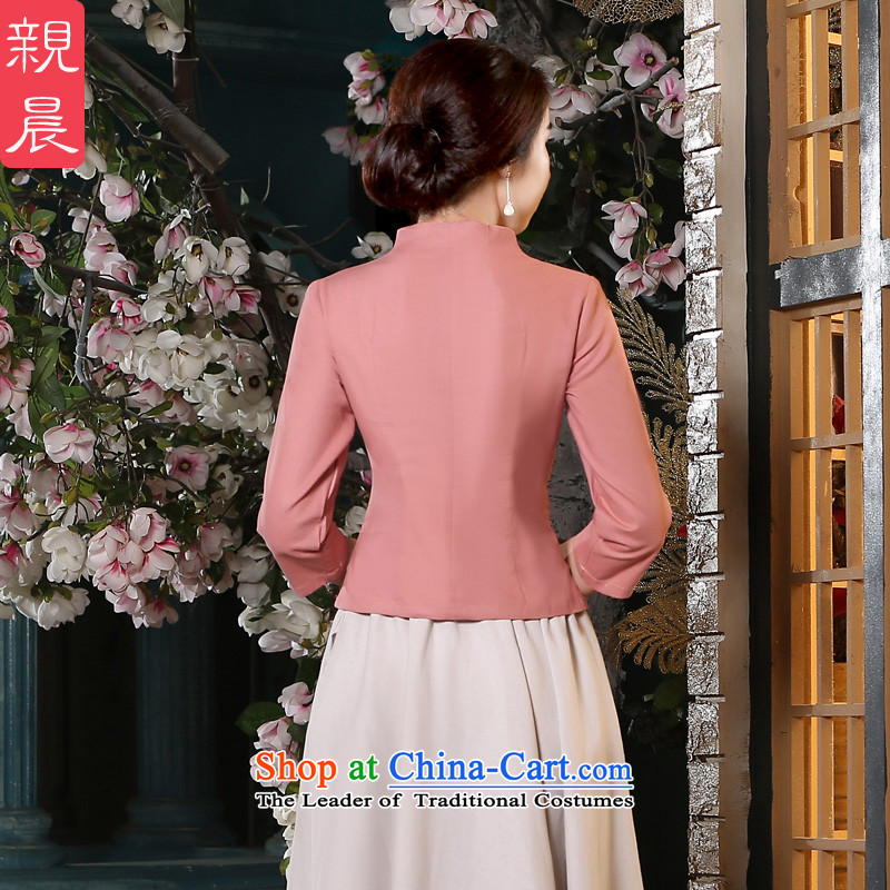 The pro-am new cotton linen dresses short of the summer and autumn of 2015, Ms. replacing retro style daily improved Dress Shirt + in beige skirt XL, pro-am , , , shopping on the Internet