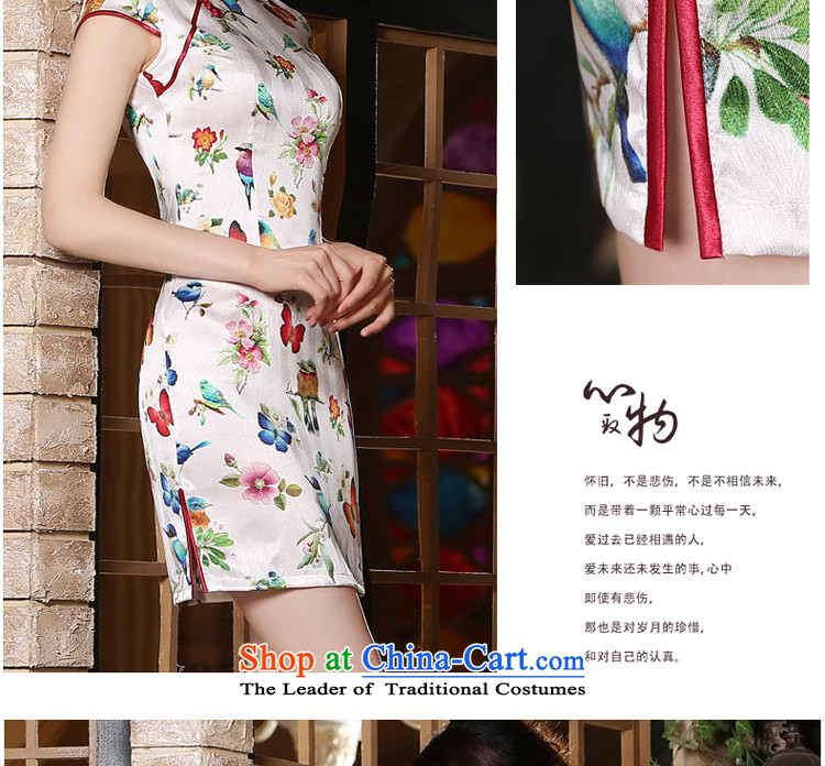 At 2015 new pro-silk herbs extract improved daily dress short of retro temperament Foutune of Qipao Sau San short, pictures, prices, 3XL brand platters! The elections are supplied in the national character of distribution, so action, buy now enjoy more preferential! As soon as possible.